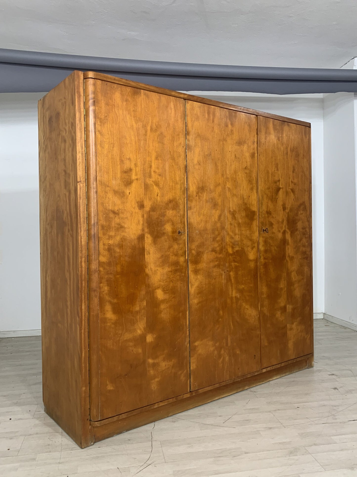 MID CENTURY KLEIDERSCHRANK SCHLAFZIMMERSCHRANK WÄSCHESCHRANK VINTAGE