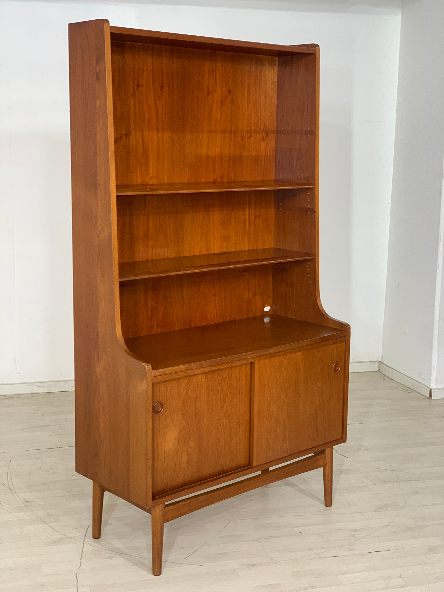 DANISH TEAK REGAL SCHRANK BÜCHERREGAL VINTAGE