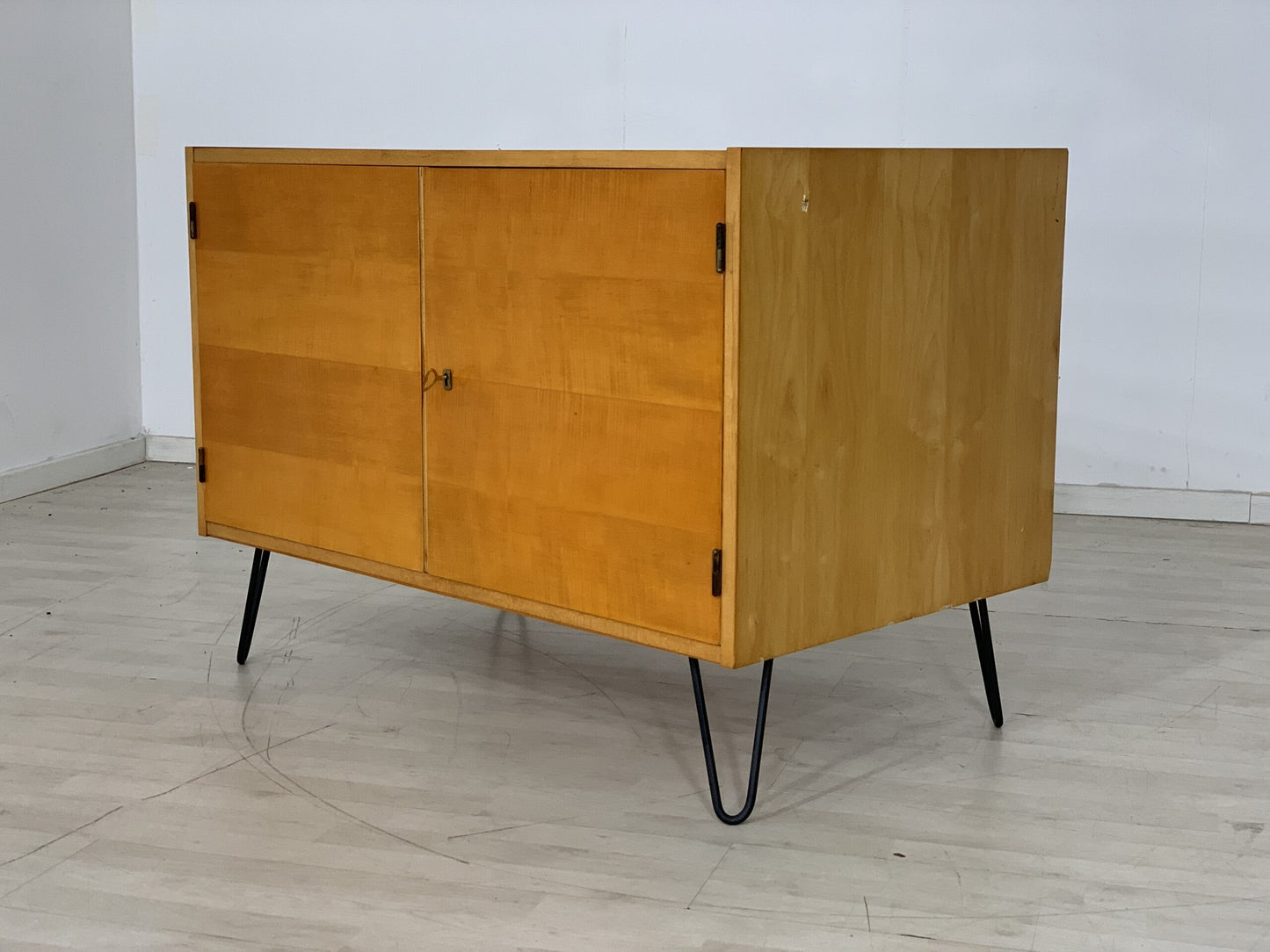 Commode du milieu du siècle, buffet, armoire de couloir, buffet, vintage