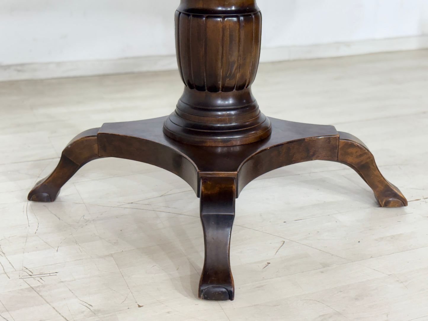 Gründerzeit Esstisch / runder ausziehbarer Tisch / Küchentisch / Vintage dining Table