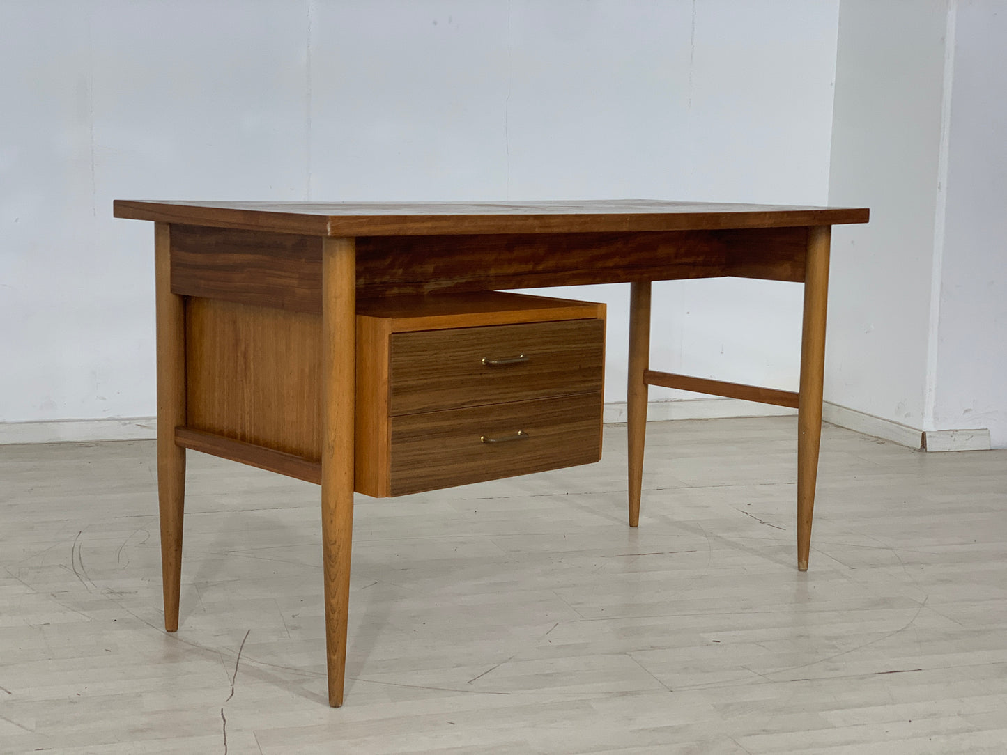 MID CENTURY SCHREIBTISCH TISCH DESK VINTAGE