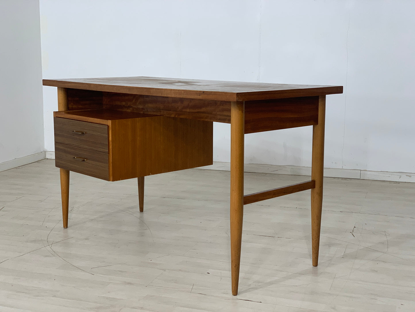 MID CENTURY SCHREIBTISCH TISCH DESK VINTAGE