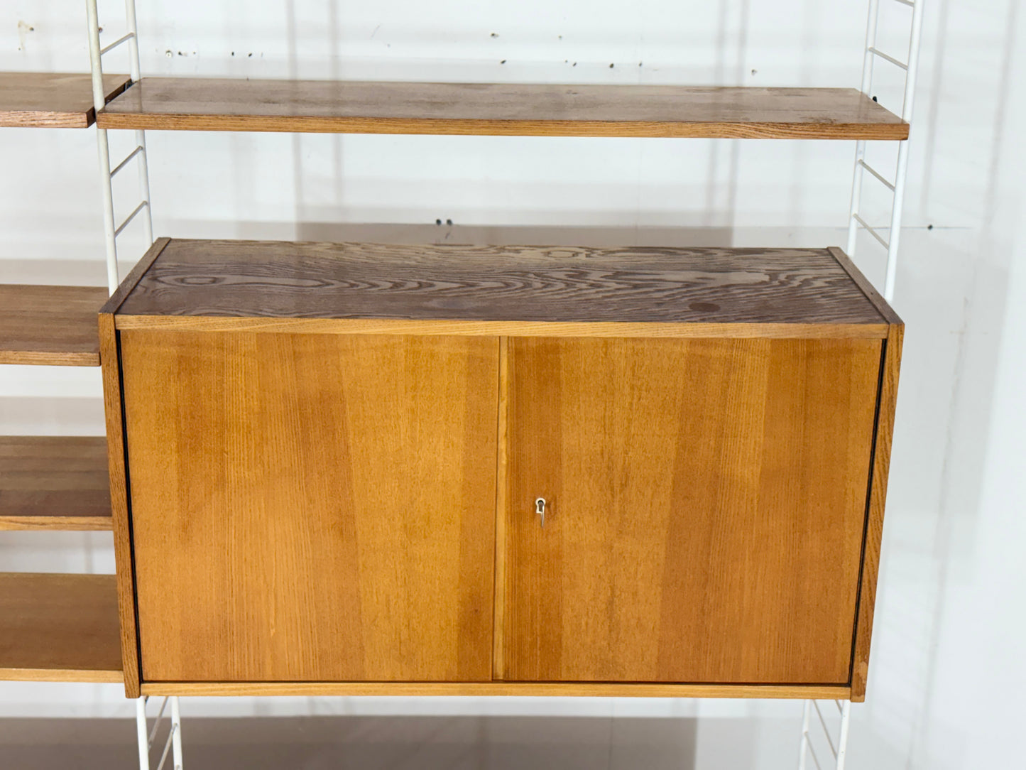 Mid Century Stringregal / Vintage Wandregal / Sybille 314 Wohnwand / Wohnzimmerwand