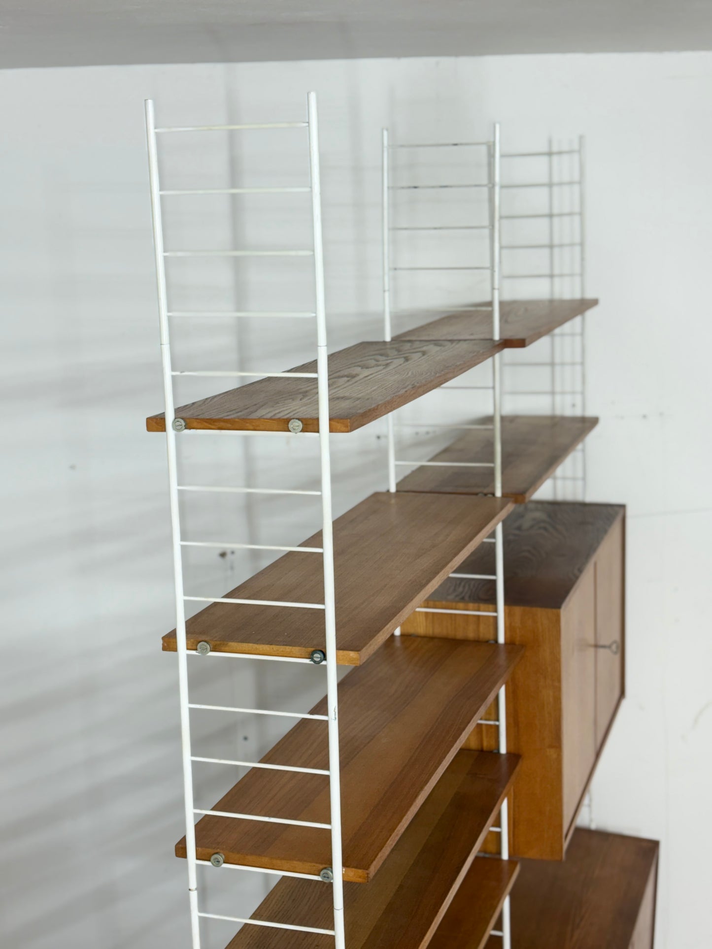 Mid Century Stringregal / Vintage Wandregal / Sybille 314 Wohnwand / Wohnzimmerwand