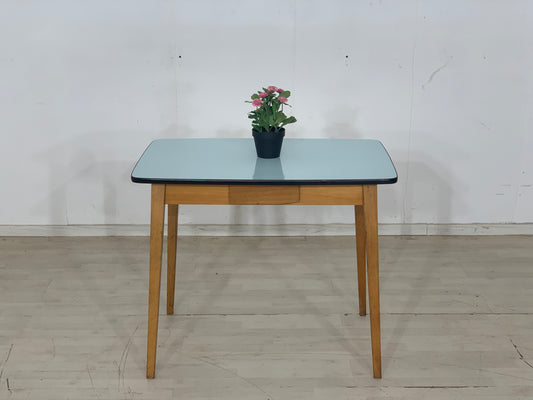 Mid Century Küchentisch Schreibtisch Tisch Holztisch Vintage