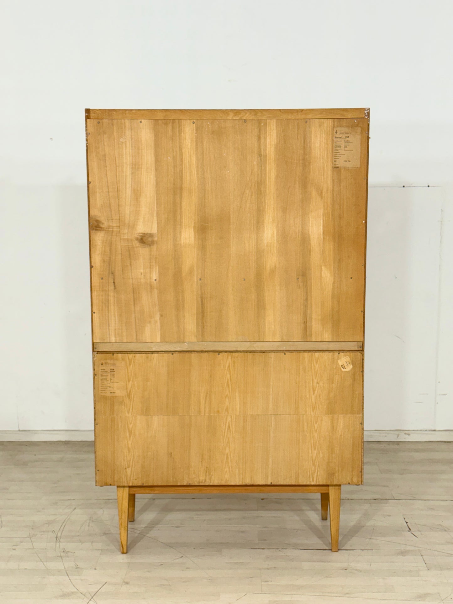 Vintage Hellerau Schrank / Mid Century Highboard / Kommode / Serie 602 Senesche