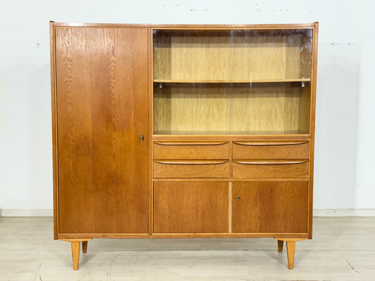 Vintage Wohnzimmerschrank / Highboard / Schrank / Eiche / Mid Century Design