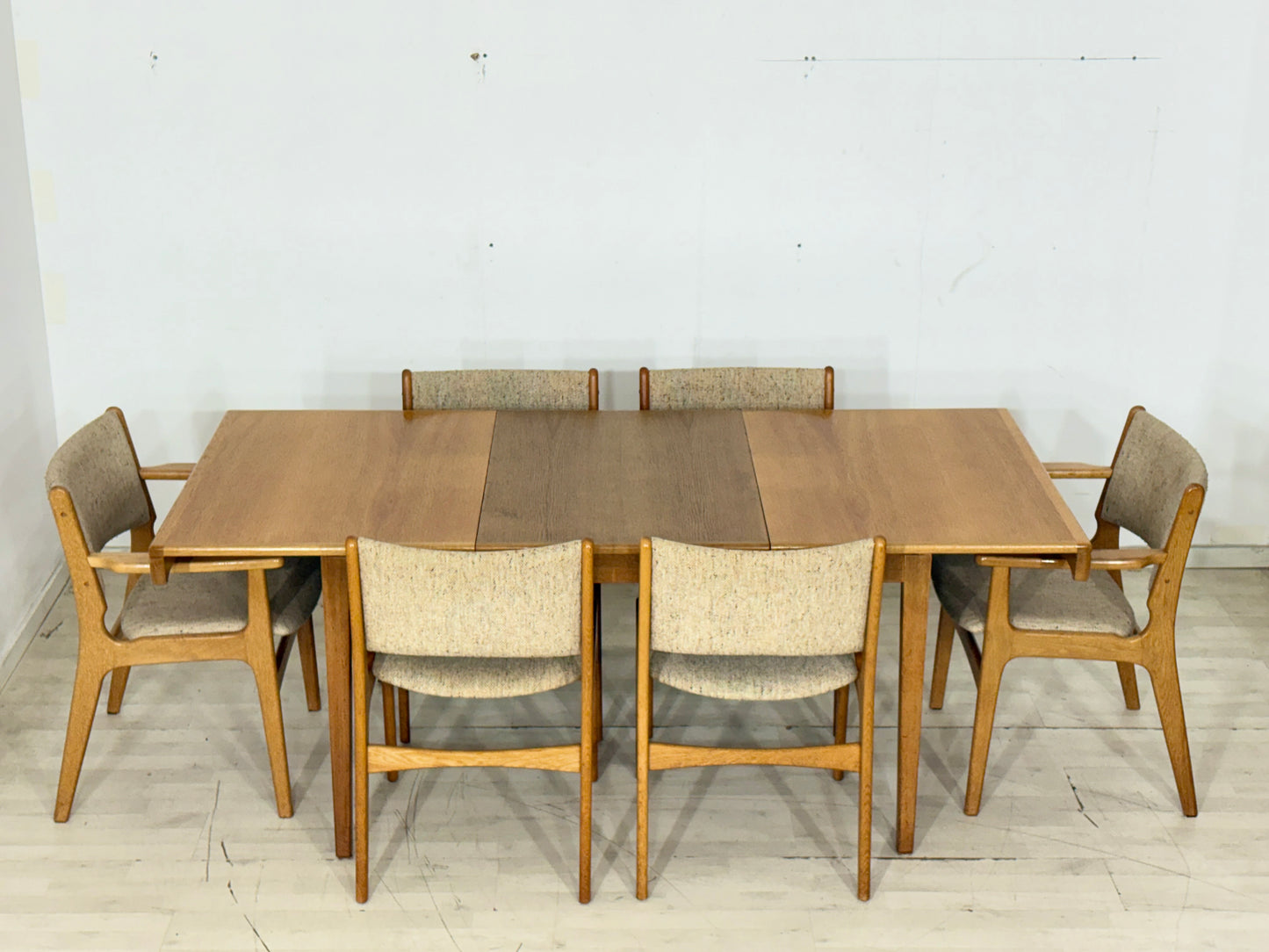 6er Set Mid-Century Erik Buch Stühle / Esszimmerstühle / Küchenstühle