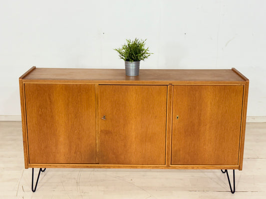 Mid-Century Sideboard / Vintage Kommode / Wohnzimmerschrank / Eiche Schrank