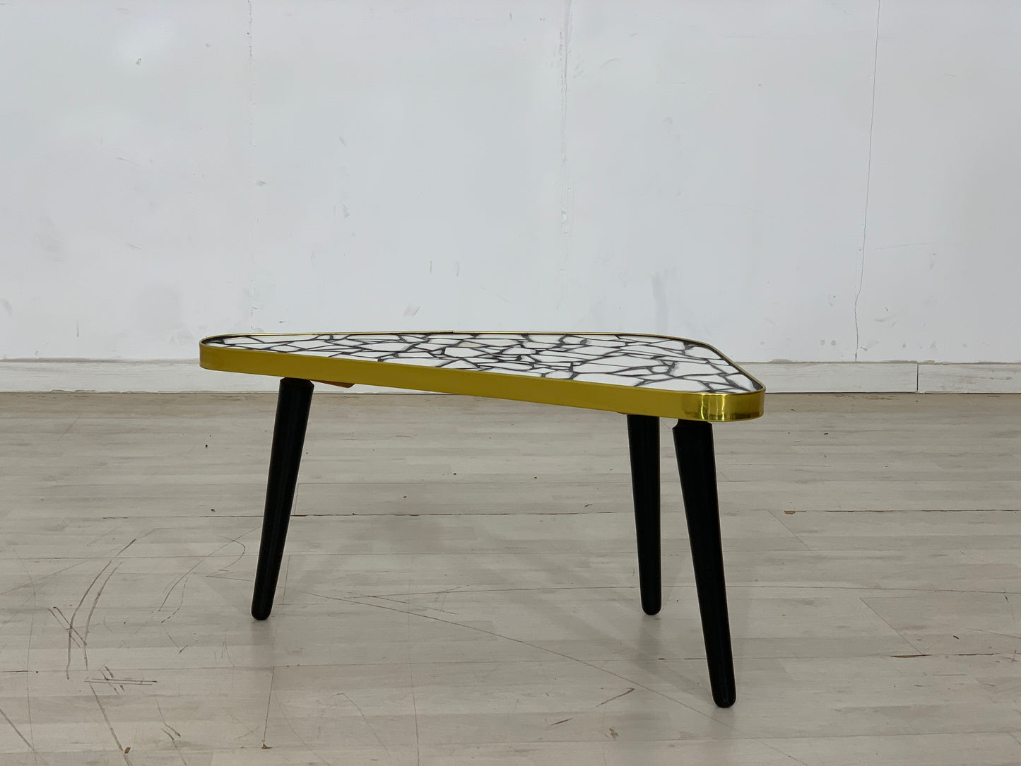 Vintage Fliesentisch Nierentisch Blumentisch Beistelltisch Tisch