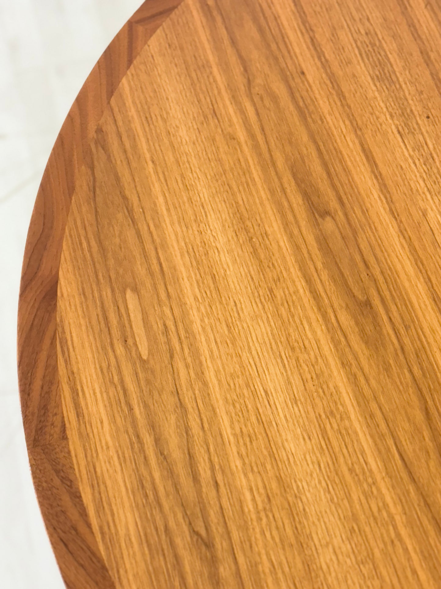 Schöner runder Esstisch / Teak Küchentisch / Holz Tisch / Vintage dining table