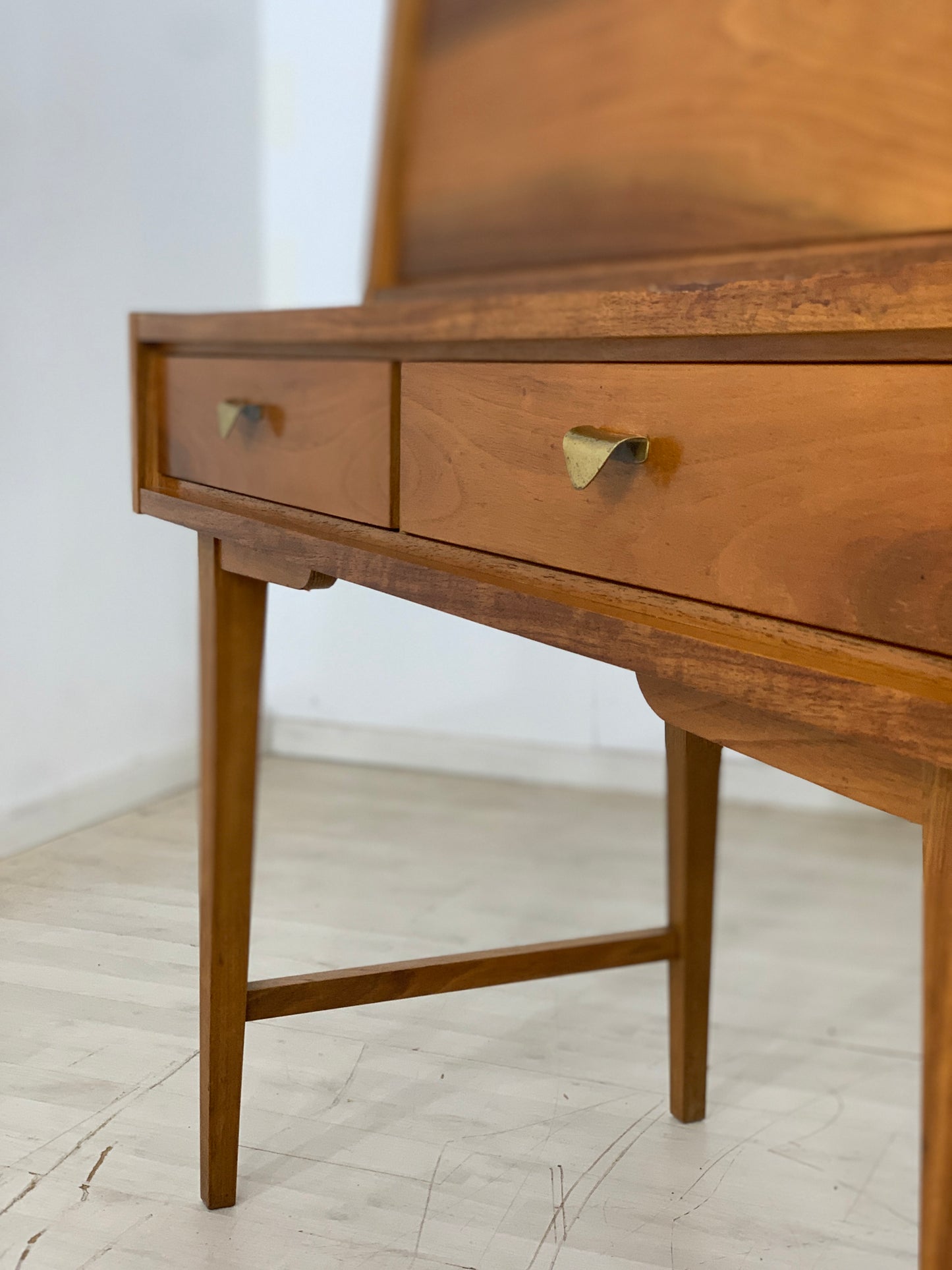 Mid Century Sekretär Schreibtisch Schreibschrank Schrank Vintage