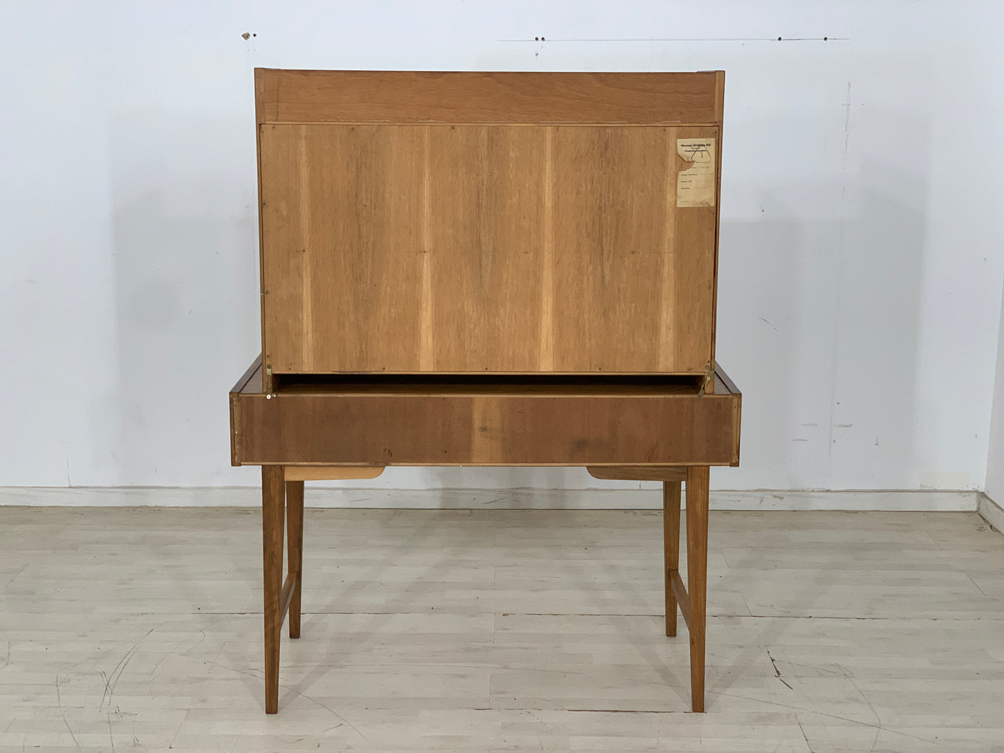 Mid Century Sekretär Schreibtisch Schreibschrank Schrank Vintage