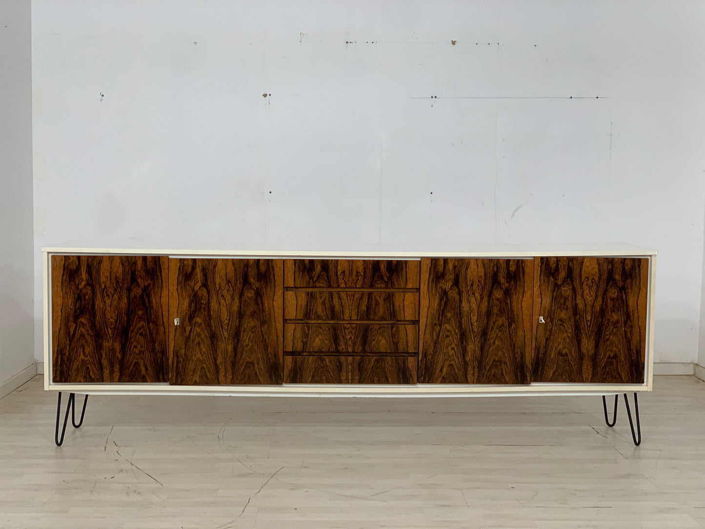 Mid Century Sideboard Anrichte Wohnzimmerschrank Kommode Vintage