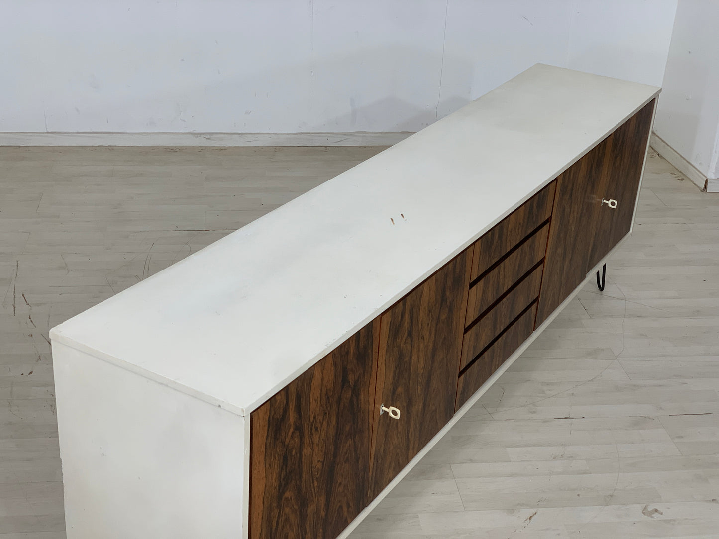 Mid Century Sideboard Anrichte Wohnzimmerschrank Kommode Vintage