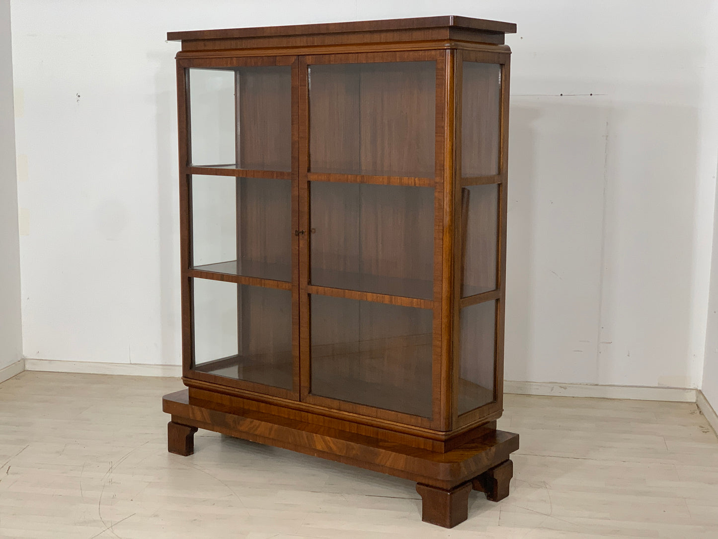 Art Deco Vitrine Schrank Vitrinenschrank Wohnzimmerschrank