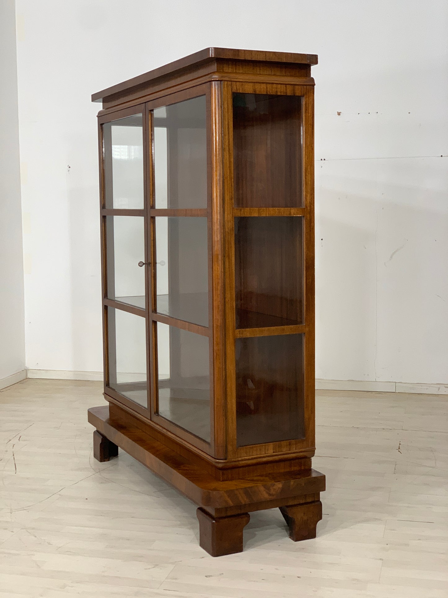 Art Deco Vitrine Schrank Vitrinenschrank Wohnzimmerschrank