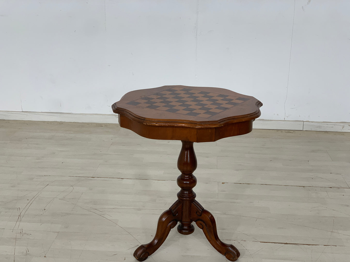 Barockstil Schachtisch Couchtisch Holz Tisch Beistelltisch Vintage