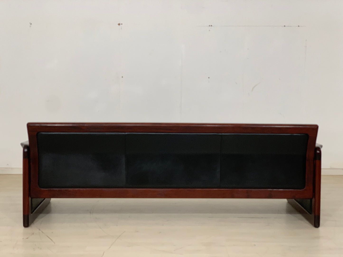 Dyrlund Leder Sofa Couch 3-Sitzer Vintage