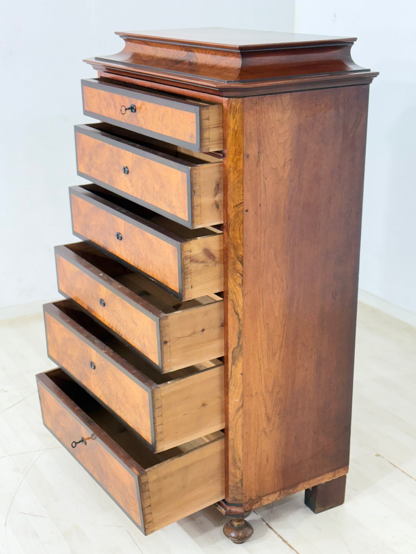 Sehr schöne Antike Chiffonnière Kommode / Waschkommode um 1900 Biedermeier Stil