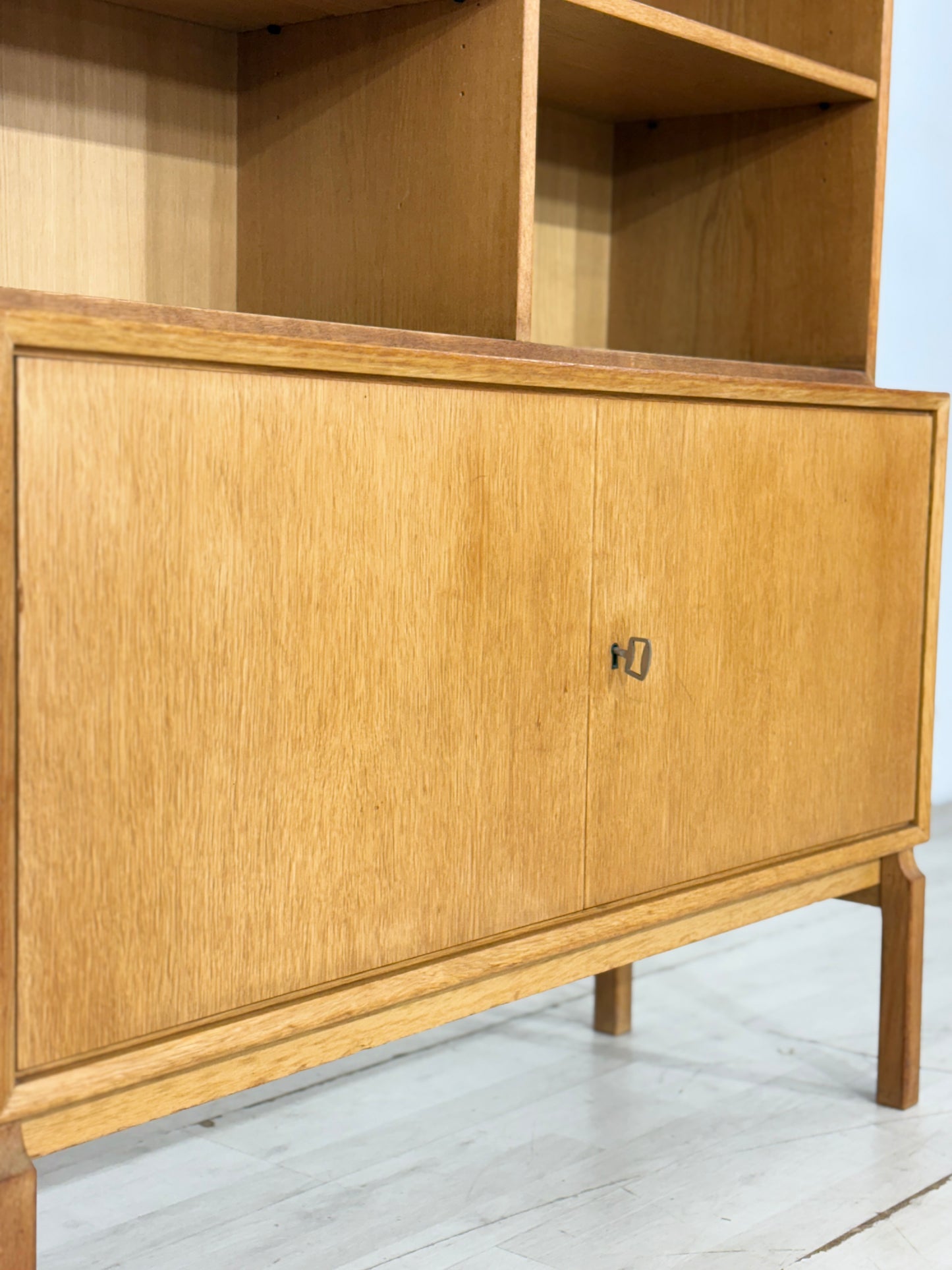 Vintage Klassiker: IKEA MTP Regal / Highboard / Sideboard  – Eiche – Design Marianne Richter