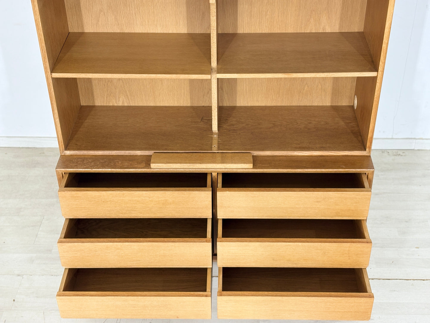 Mid Century Klassiker: IKEA MTP Regal / Highboard / Sideboard – Eiche – Design Marianne Richter