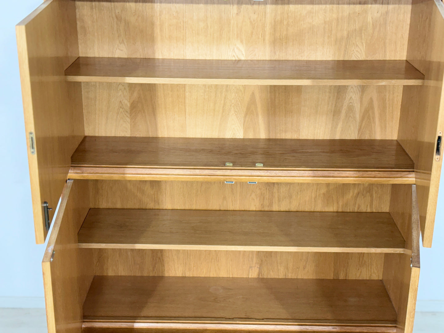 Vintage Klassiker: IKEA MTP Fächerschrank / Regal / Highboard / Sideboard  – Eiche – Design Marianne Richter