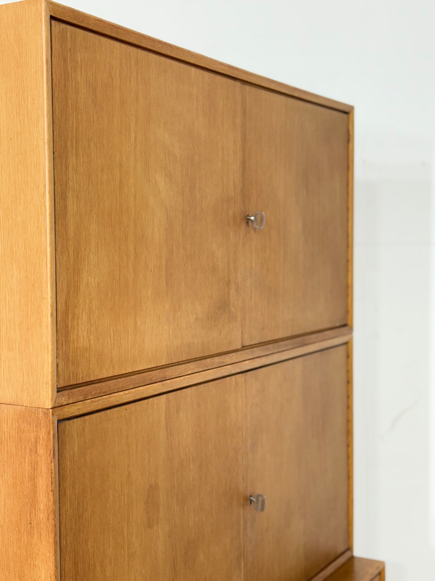 Vintage Klassiker: IKEA MTP Fächerschrank / Regal / Highboard / Sideboard  – Eiche – Design Marianne Richter
