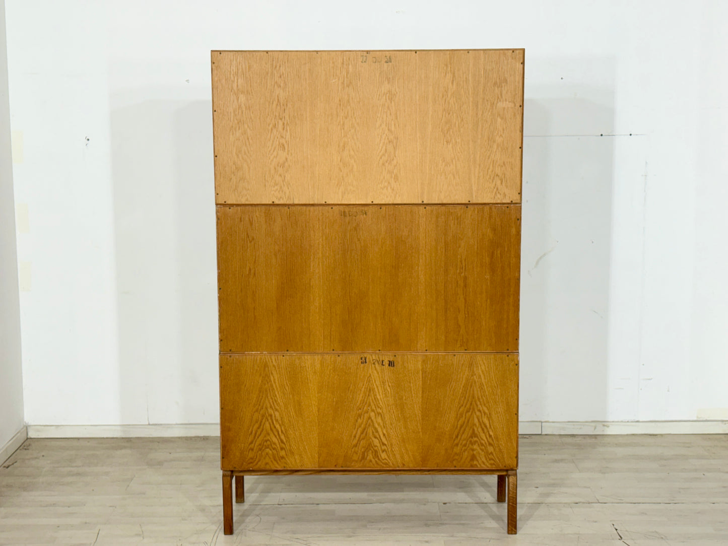 Vintage Klassiker: IKEA MTP Fächerschrank / Regal / Highboard / Sideboard  – Eiche – Design Marianne Richter