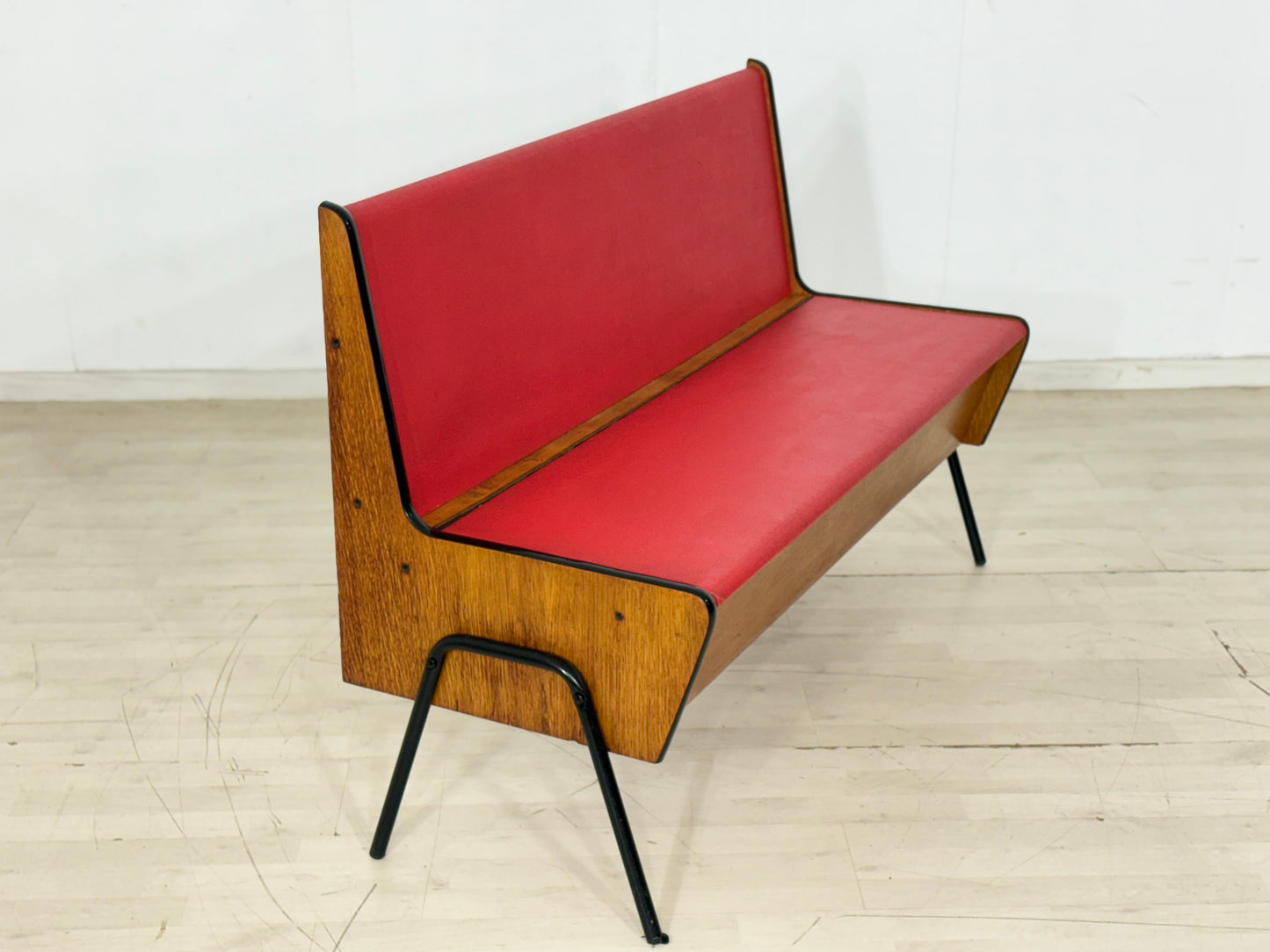 Vintage Design Sitzbank – Mid Century Essbank Industrial-Look