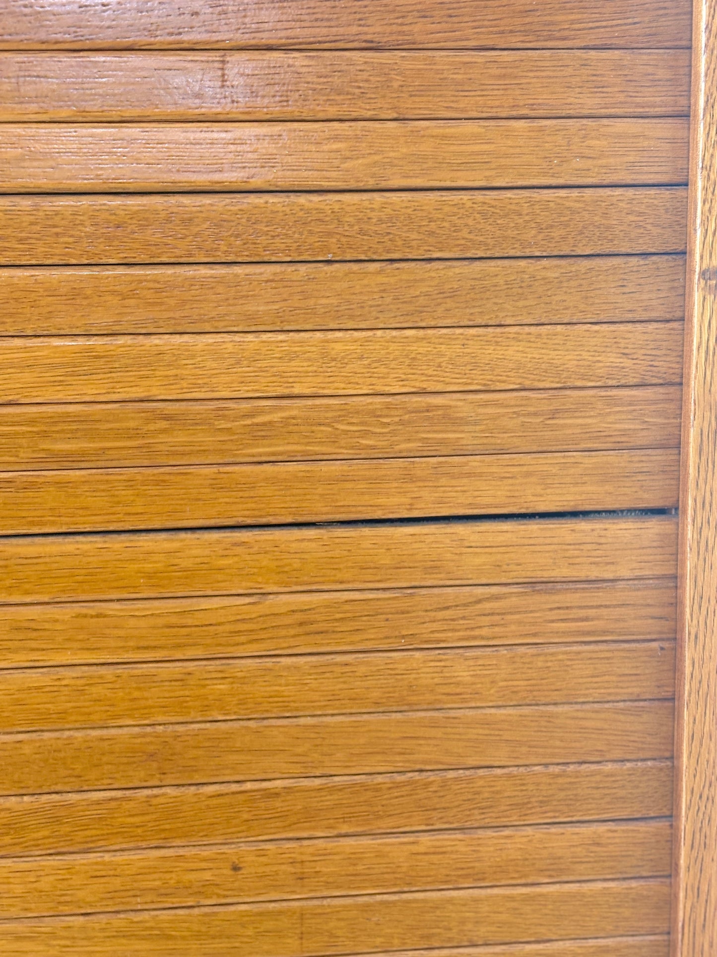 Großer 60er Jahre Rolladenschrank – Eiche – Vintage Highboard / Mid-Century Schrank