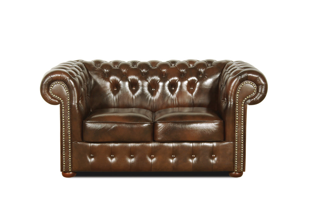 ENGLISH CHESTERFIELD GARNITUR LEDER GARNITUR SOFA COUCH COUCHGARNITUR VINTAGE STIL